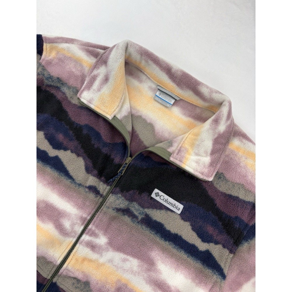NWT Columbia Granite Mountain Printed Fleece Jacket. Men's XLarge